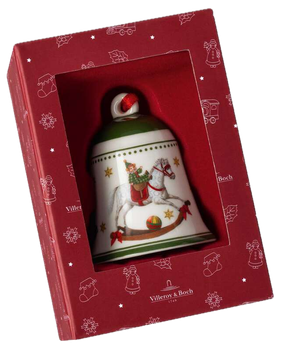 Різдвяна прикраса Дзвіночок Villeroy & Boch 5.4 x 5.4 x 6.7 см Зелена 1486226850 (4003686410572)
