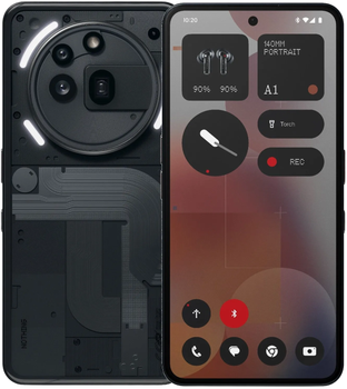 Smartfon Nothing Phone (3a) Pro 12/256GB Black (6974434224483)