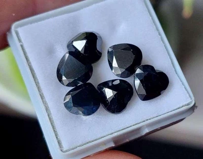 Сапфир сердце 7 mm (343175)