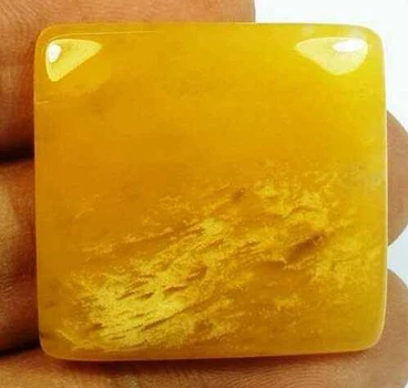 Желтый халцедон 39.60 CT Сертификат (935811)