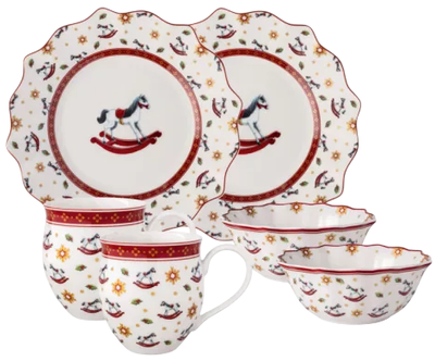 Сніданковий набір Villeroy & Boch Toy’s Delight RockingHorse 6 предметів (4003686456433)