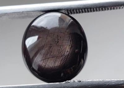Звездчатый сапфир черный 20.76 Ct 16x14,5 мм (426870)