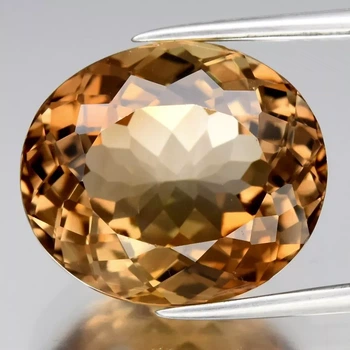 Медовый топаз 11.44 Ct. 14 х 12 х 8,4 mm (18616)