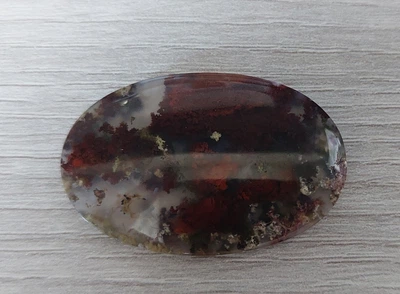 Моховый агат 43.15 Ct 39.5 х 25 х 5.2 мм (9311)
