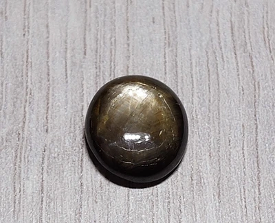 Звездчатый сапфир черный 6.33 Ct 13 x 11 x 3.7 mm (42687)