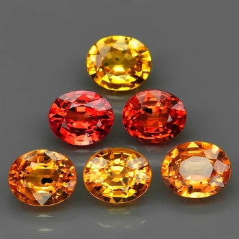 Сапфиры набор 6 шт 4.83 CT 6 х 5 ММ (65823)