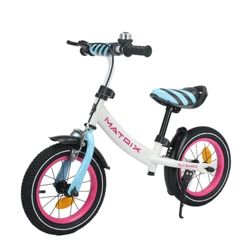 Детский беговел с колесами 12 дюймов для детей от 2 до 5 лет Balance Tilly Matrix T-21259/1 White