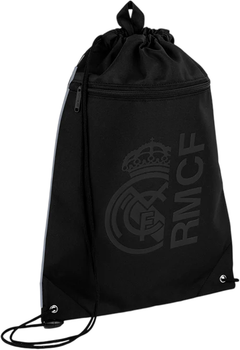 Сумка для взуття Kite FC Real Madrid 46х33 см Чорна (RL26-601M)