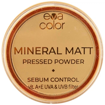 Пудра для лица EVA COLOR "Mineral matte", 13 г - 620126