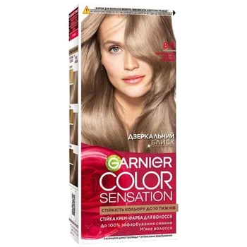 Крем-краска для волос стойкая GARNIER Color Sensation "Жемчужный светло-русый 8.11" - 653934