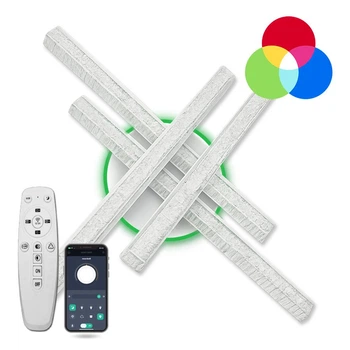 Светильник LED потолочный LUMINARIA ICEBERG LINE RGB 60W 4L WHITE/ICE (с пультом)