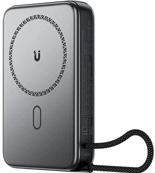 УМБ Acefast M24 Magnetic Wireless 10000 mAh 22.5W PD/QC 3.0, USB-C In/Out, QI 15W Metal Gray (6974316284871)