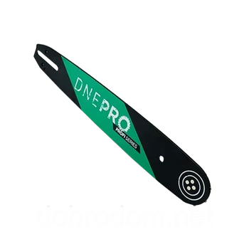 Шина для бензопили 35 DNEPRO (14") 4 заклепка, 52 зв., товщ. 1.3, 3/8 крок