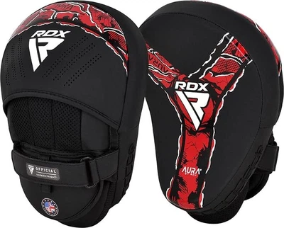 Лапи RDX FOCUS PAD NEW AURA F17 черный, красный Унисекс One Size FPR-F17BR