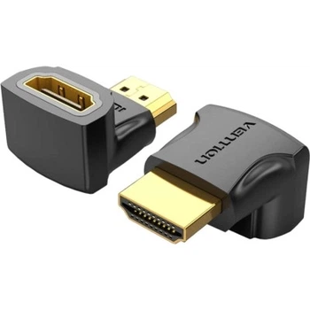 Переходник HDMI F to HDMI M 90° 4K 60Hz PVC Vention