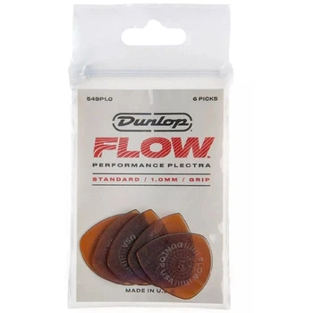Медиаторы Dunlop 549P1.0 Flow Standard Grip Picks 1.0 mm (6 шт.)