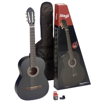 Класична гітара STAGG N C440 M BLK PACK Чохол та Тюнер в комплекті