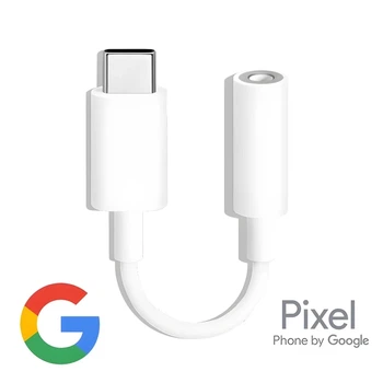 Адаптер Google Pixel USB-C to Mini-Jack 3.5 мм White