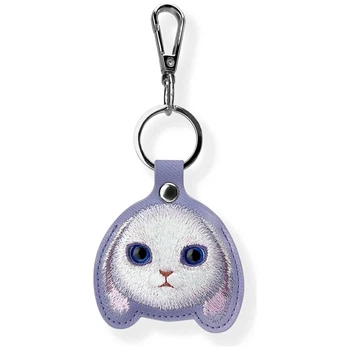 Чехол-брелок Nimmy для AirTag Big Eyed Pet 2.0 Rabbit Purple (N-XDY-YSK-08)