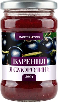 Варення стерилізоване Master Food зі смородини 360 г (4820255082868)