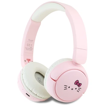 Наушники Hello Kitty Face Logo Bluetooth Pink (HKOBHV6ROKFP)