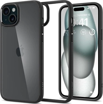 Чохол Spigen Ultra Hybrid для Apple iPhone 15 (ACS06799) Matte Black