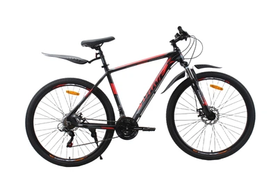 Велосипед Crossbike Drive 29" 21" Чорний-Червоний