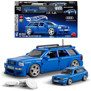 Машинка-конструктор Hot Wheels Brick Shop Speed Audi (JGR28)