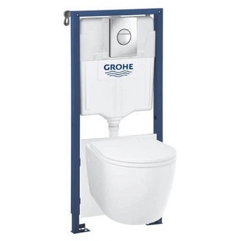 Інсталяція для унітазу 5 в 1 Grohe Solido Start Round Ceramic з клавішею Sail (103846SH00)
