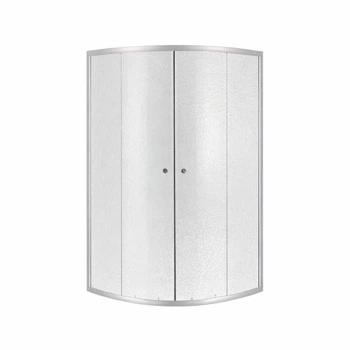 Душевая кабина Lidz Latwa SC90x90.SAT.LOW.FR, стекло Frost 4 мм без поддона, форма четверть круга