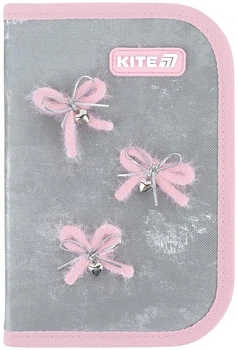 Пенал школьный Kite Velvet Dream 1 отделение 20.5x14x4 см Серый (K26-621-7)