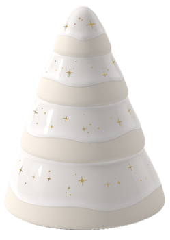 Figurka świąteczna Choinka Villeroy & Boch 11 x 13.9 cm Beżowa 1486716894 (4003686430471)