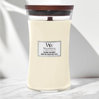 Ароматическая свеча в стекле Woodwick Large Island Coconut 609 г (93115E)