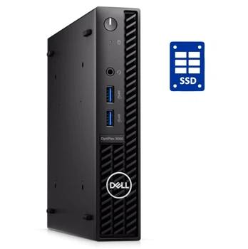 Неттоп Б-клас Dell OptiPlex 3000 Thin Client USFF / Intel Pentium Silver N6005 (4 ядра по 2.0 - 3.3 GHz) / 4 GB DDR4 / 32 GB SSD / Intel UHD Graphics / Win 10 б/в