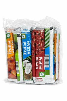 Фруктовая пастила ассорти Frutini Vegan, 500 г