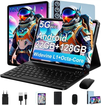 Планшет 10.1" Ziovo Z118 6+16/128 ГБ 8-ядер Android 14 8000 mAh Голубой