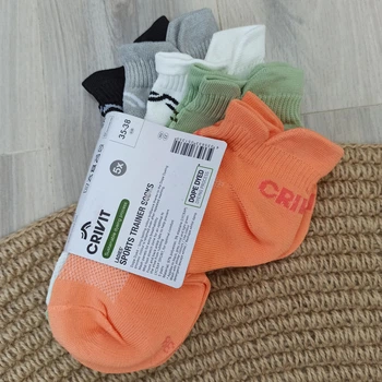 Носки женские спортивные Crivit – 5 пар, зональные, микс 39-42
