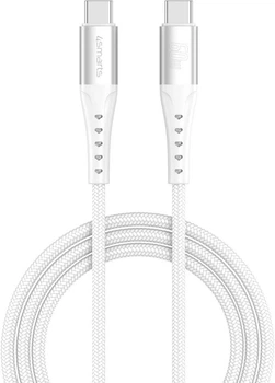 Кабель 4smarts USB-C Cable PrimeCord 60W 1.5 m White (4252011911349)
