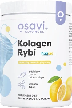 Suplement diety Osavi Kolagen Rybi 360 g Cytrynowy (5904139924044)