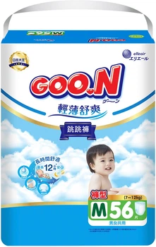 Трусики-подгузники Goo.N Slim & Comfortable Размер 3 M 7-12 кг 56 шт (21001091)