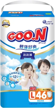 Трусики-подгузники Goo.N Slim & Comfortable Размер 4 L 9-14 кг 46 шт (21001092)