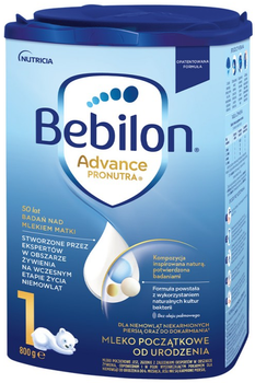 Дитяча суміш Bebilon 1 Advance Pronutra для немовлят від народження 800 г (5900852011375)
