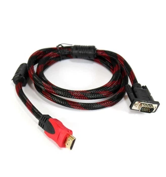 Кабель HDMI-VGA / 1,5M / Черно-Красный
