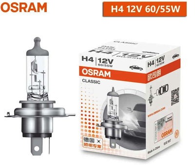 Лампа Osram H4 Original Line 12V P43t галогенна