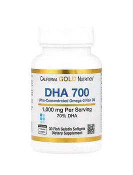 Омега 3 California Gold Nutrition DHA 700 1000 мг