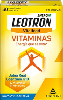 Дієтична добавка Leotron Vitaminas Energia 30 капсул (8470002457799)