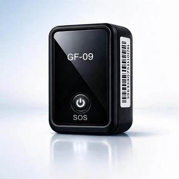 Мини GPS-трекер GF-09 с магнитным креплением, SIM-картой, геолокацией и кнопкой SOS для авто, вещей и животных