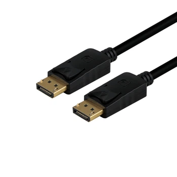 Кабель DP to DP, 1.2V, 4K, 75Hz, 3m, Черный