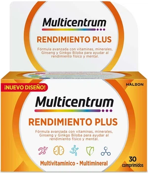 Дієтична добавка Multicentrum Rendimiento Plus 30 таблеток (8470001873033)