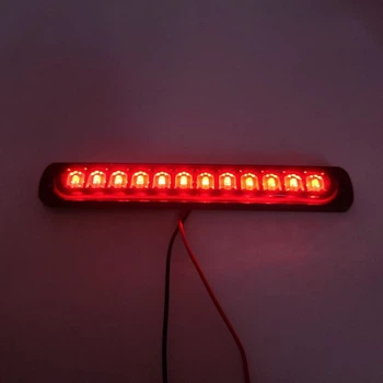 Габаритный фонарь 12 LED 12–24V красный 19 см FR0279